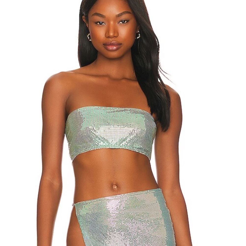 Brooke Bra in Blue Iridescent